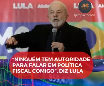 “Ninguém tem autoridade para falar em política fiscal comigo”, diz Lula